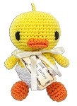 Knit Knacks Hatch the Baby Duck Organic Cotton Small Toy - staygoldendoodle.com