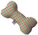 Christmas Pinstripes Stuffing Free Dog Toys - staygoldendoodle.com