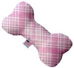 Cupid Pink Plaid Canvas Dog Toys - staygoldendoodle.com