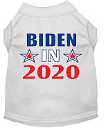 Biden 2020 Screen Print Dog T-Shirt from StayGoldenDoodle.com